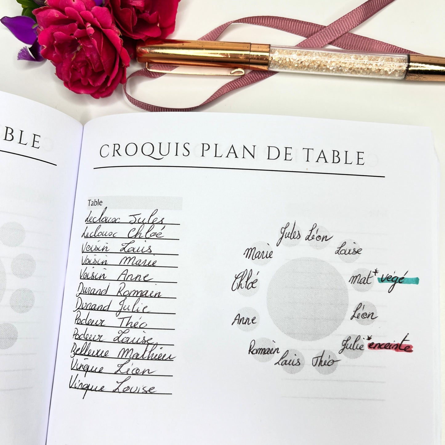 Carnet Livre "Marry Me" Noir et blanc