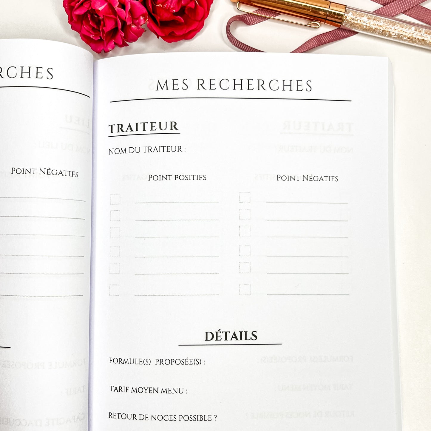 Carnet Livre "Marry Me" Noir et blanc