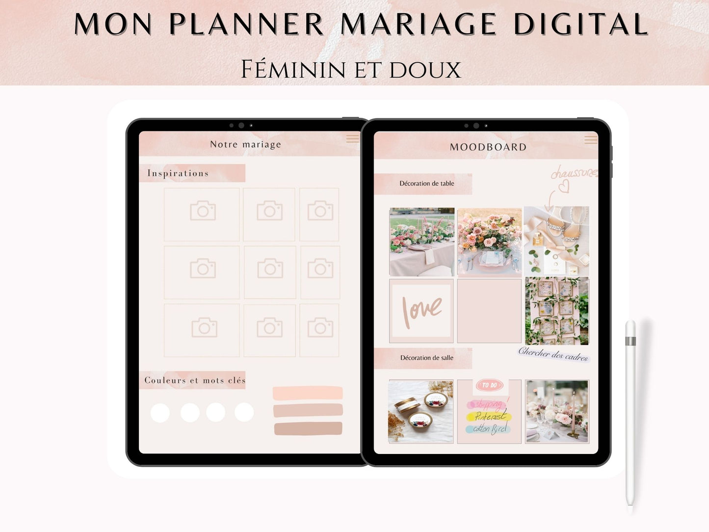 tablette-ipad-digital-planificateur-mariage-feminin-robe